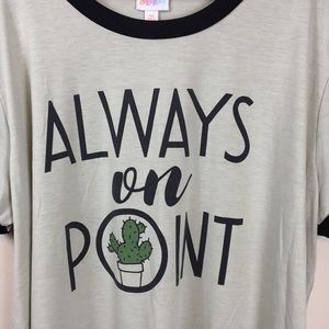 LULAROE Always On Point Short Sleeve Tee Size 3XL